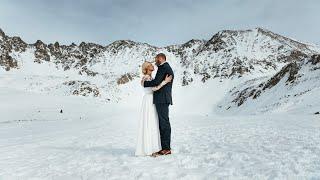 Colorado Backcountry Mountain Elopement Film // Colorado Elopement Videographer and Photographer