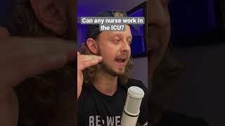 Can any nurse work in the ICU? #nursingstudent #nursing #nurse #nursingschool #travelnurse