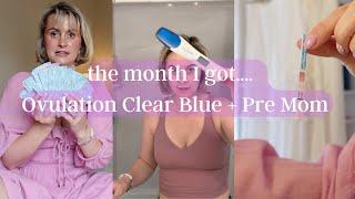 Ovulation testing with Clear Blue and Pre Mom