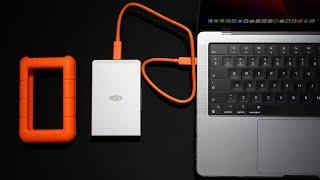 LACIE Rugged USB C 5TB - Best External Drive for Mac? - Unboxing