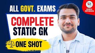 Complete Static GK | Static GK in ONE SHOT| GK For All Govt Exams | GK by Yash Rawat Sir