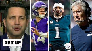 GET UP| Adam Schefter break NFL latest: Vikings pay Sam Darnold, Pete Carroll to Bears, Hurts injury