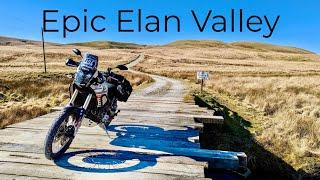 Epic Elan Valley motorcycle tour on Tenere 700