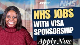 MANY NHS SPONSORSHIP JOBS RELEASED FOR 2024 IMMEDIATE EMPLOYMENT