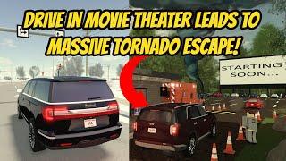 Greenville, Wisc Roblox l Drive In Movie Theater Road Trip TORNADO STORM FLOOD F3x Roleplay