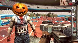 Dead Trigger - Halloween Zombie in Stadium of Dead - Lomelvo Games Gameplay Video