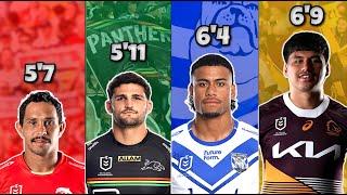 THE BEST NRL PLAYER FROM EACH HEIGHT! 2024/25