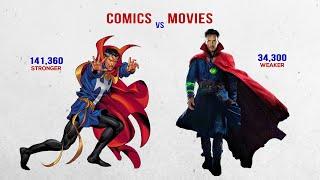 Comics vs Movies, Who is stronger? (Part 01)