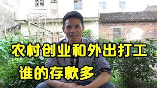 农村创业，小莫和朋友一起分享存款，看谁的最多【壮乡小莫】