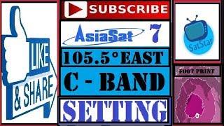 Asiasat 7 105.5E || Asiasat 7 105.5E dish setting and channel list || by Satstar