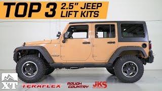 The 3 Best Jeep Wrangler 2.5" Lift Kits For 2007-2017 JK Unlimited Rubicon Sahara Sport