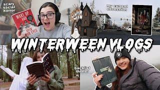 reading a backlist thriller and a new horror book️ [WINTERWEEN Days 3 + 4 reading VLOG]