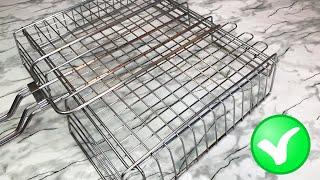 CLEANING THE GRILL GRATE IS EASY AND SIMPLE!!! Cleaning the grill or barbecue grid.