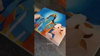 Hare Krishna  Part 1 #krishna #artshorts #radheradhe #ytshorts #trending #viral #acrylicpainting