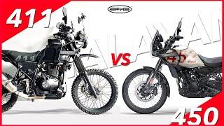 KEY DIFFERENCES  411 OR 450 HIMALAYAN - SERIOUS COMPARO