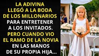 LA ADIVINA LLEGÓ A LA BODA DE LOS MILLONARIOS PARA ENTRETENER A LOS INVITADOS. PERO CUANDO VIO...