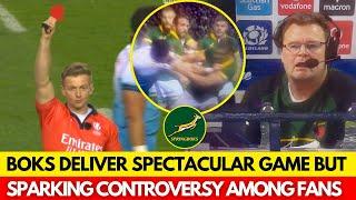 RAGE AND CHAOS! CONTROVERSY ERUPTS IN SPRINGBOKS VS. SCOTLAND CLASH! | SPRINGBOKS NEWS