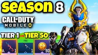 *NEW* SEASON 8 BATTLE PASS MAXED OUT in COD MOBILE