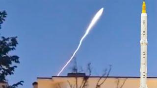 Запуск баллистической ракеты Sejil Ирана