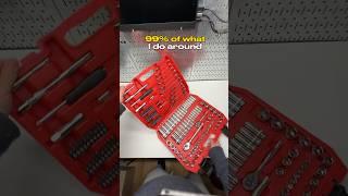 Tool kit with sockets, ratchets and wrenches