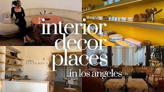 Los Angeles decor shopping