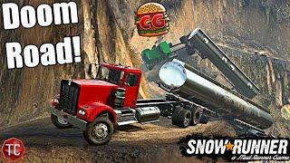 SnowRunner: Fuel Tankers vs DANGEROUS ROAD!! Can We MAKE IT? TC & Camodo