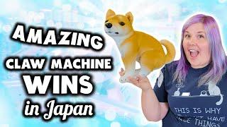 Amazing claw machine wins in Osaka Japan!