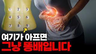 바로 병원 가야 하는 복통과 똥배 구분하는 방법!! 부위별 복부 통증의 원인 싹 다 알려드립니다.