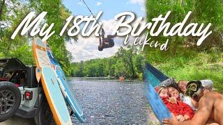 MY 18TH BIRTHDAY || Wknd camping + what i got for my bday!!