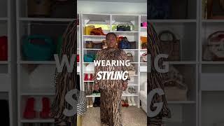 WEARING VS STYLING| how to style animal print set #fashion #businesscasual #funmiford #falloutfits