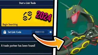 (2024) THIS LinkCode Trades You SHINY RAYQUAZA Pokemon Scarlet & Violet DLC 2