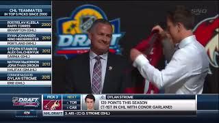 Arizona Coyotes Selects Dylan Strome With The Third Overall Selection