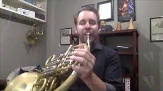 French Horn Flexibility, Gail Williams and Buzzing - Warmups with Andrew Bain - June 22