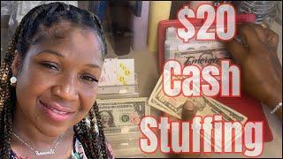 Cash Stuffing $20 Low Income Debt Journey.
