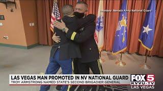 Las Vegas man promoted in Nevada Army National Guard