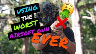 USING THE WORST AIRSOFT GUN EVER | BLACK TIGER AIRSOFT