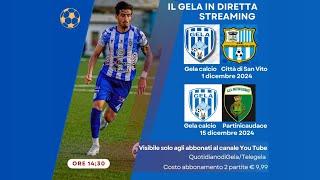 GELA CALCIO - CITTA' DI SAN VITO LO CAPO 1-1 - gara dell'1 dicembre 2024