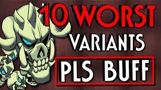 [Skullgirls Mobile] WORST Variants in 2023 (DEVS PLEASE BUFF!!)