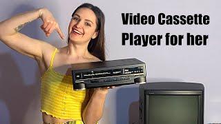 One Evening in 1994 with VHS player Panasonic | Inside the tape recorder