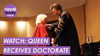 WATCH: Queen Camilla is Presented With Honorary Degree by Princess Anne