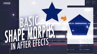 Basic shape morph in After Effects