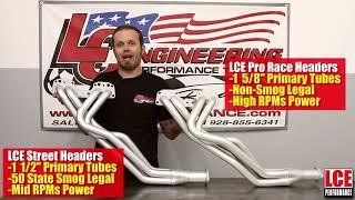 LCE Headers For 20R22R22RE Street  Pro Race