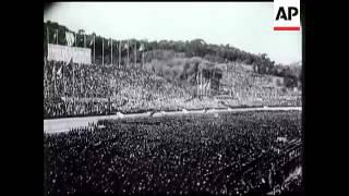 Il Duce at Fascist Anniversary.