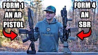 Should You Form 1 Your AR-15 Pistol or Form 4 an SBR? (Pros & Cons)