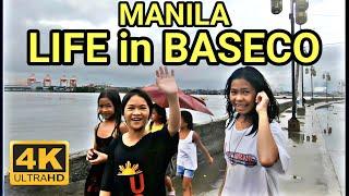 REALITY in BASECO COMPOUND | WALK in AFTER HEAVY RAIN | Real Manila Philippines [4K] 