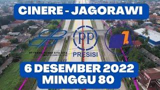 PROGRES TOL CIJAGO SEKSI-3 AWAL DESEMBER 2022 DENGAN DRONE | PERSIAPAN UJI LAIK FUNGSI SEKSI 3A