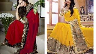 Latest Festival Saree Collections With Blouse Designs | Indian Fashion World