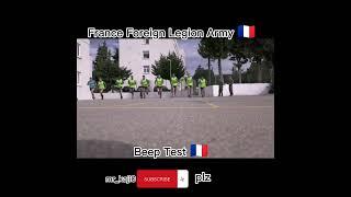 France Foreign Legion Army Beep Test