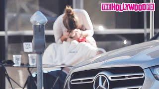 Addison Rae Makes Out With Boyfriend Omer Fedi While Waiting On Food For Their Lunch Date In L.A.