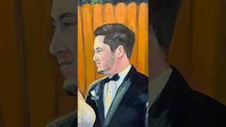 Notice the differences? #arte #livepainting #weddingart #wedding #livepainter #portraitpainting #art